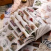 Vintage Floral Sticker Book featuring botanical flowers, butterflies, paper stickers, and transparent PET stickers for journaling and scrapbooking. Vintage Floral Sticker Book featuring botanical flowers, butterflies, paper stickers, and transparent PET stickers for journaling and scrapbooking.