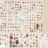 Vintage Floral Sticker Book featuring botanical flowers, butterflies, paper stickers, and transparent PET stickers for journaling and scrapbooking. Vintage Floral Sticker Book featuring botanical flowers, butterflies, paper stickers, and transparent PET stickers for journaling and scrapbooking.