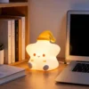 Cute star-shaped LED car night light with warm glow Cute star-shaped LED car night light with warm glow