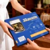 Miniature cozy café DIY kit with detailed coffee shop interior, tiny furniture and decorative accessories
