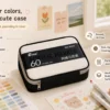 60 Colors Acrylic Marker Set in a premium zippered storage case for drawing, painting, journaling, DIY crafts, wood, glass, ceramic, and canvas. 60 Colors Acrylic Marker Set in a premium zippered storage case for drawing, painting, journaling, DIY crafts, wood, glass, ceramic, and canvas.