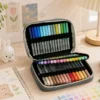60 Colors Acrylic Marker Set in a premium zippered storage case for drawing, painting, journaling, DIY crafts, wood, glass, ceramic, and canvas. 60 Colors Acrylic Marker Set in a premium zippered storage case for drawing, painting, journaling, DIY crafts, wood, glass, ceramic, and canvas.