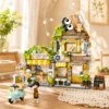 Mini Coffee Shop Building Blocks set with cute café, flowers, signs, plants and tiny details Mini Coffee Shop Building Blocks set with cute café, flowers, signs, plants and tiny details