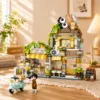 Mini Coffee Shop Building Blocks set with cute café, flowers, signs, plants and tiny details Mini Coffee Shop Building Blocks set with cute café, flowers, signs, plants and tiny details