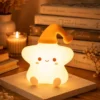 Cute star-shaped LED car night light with warm glow Cute star-shaped LED car night light with warm glow