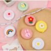 Cute mini retractable tape measures with pastel flower, rainbow, bunny and daisy designs