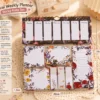 Vintage Floral Weekly Planner Sticky Notes Set with memo pads, page markers, and botanical sticky notes arranged on a wooden desk. Vintage Floral Weekly Planner Sticky Notes Set with memo pads, page markers, and botanical sticky notes arranged on a wooden desk.