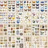 Vintage Butterfly Sticker Book with floral, botanical, paper, and transparent PET stickers for journaling, scrapbooking, and DIY crafts. Vintage Butterfly Sticker Book with floral, botanical, paper, and transparent PET stickers for journaling, scrapbooking, and DIY crafts.