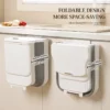 foldable hanging trash bin