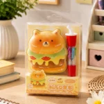 Bear Burger Mini Notebook & Pen Set Image
