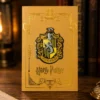 Harry Potter Hufflepuff sticky memo notepad with multiple themed memo pads in gold and brown Harry Potter Hufflepuff sticky memo notepad with multiple themed memo pads in gold and brown