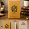 Harry Potter Hufflepuff sticky memo notepad with multiple themed memo pads in gold and brown Harry Potter Hufflepuff sticky memo notepad with multiple themed memo pads in gold and brown