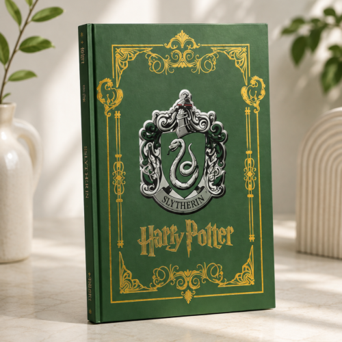 Harry Potter Hufflepuff sticky memo notepad with multiple themed memo sections in a golden brown design Harry Potter Hufflepuff sticky memo notepad with multiple themed memo sections in a golden brown design