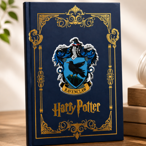 Harry Potter Ravenclaw sticky memo notepad with multiple blue and white themed memo pads Harry Potter Ravenclaw sticky memo notepad with multiple blue and white themed memo pads